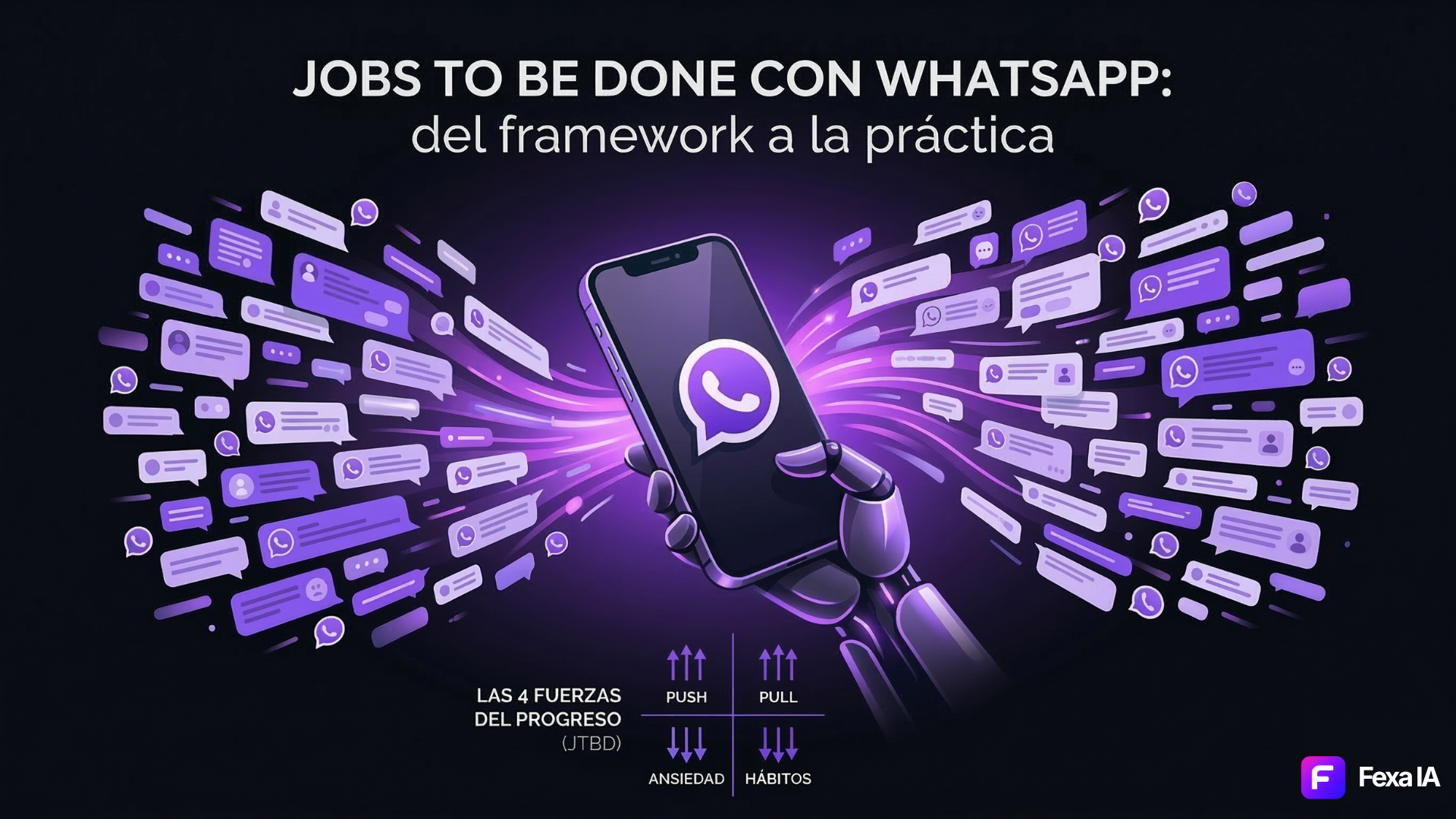 Jobs To Be Done aplicado con WhatsApp en escala